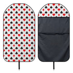 Playing Card Suits Pattern Print Waterproof Car Seat Cover