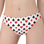 Playing Card Suits Pattern Print Women's Panties