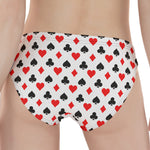 Playing Card Suits Pattern Print Women's Panties