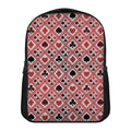 Playing Card Suits Plaid Pattern Print Casual Backpack