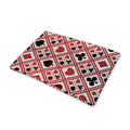 Playing Card Suits Plaid Pattern Print Pet Cooling Mat Cover