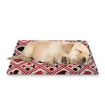 Playing Card Suits Plaid Pattern Print Pet Cooling Mat Cover