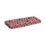 Playing Card Suits Plaid Pattern Print Piano Keyboard Cover