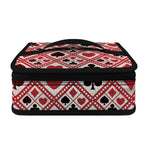Playing Card Suits Plaid Pattern Print Small Lunch Bag