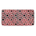 Playing Card Suits Plaid Pattern Print Towel