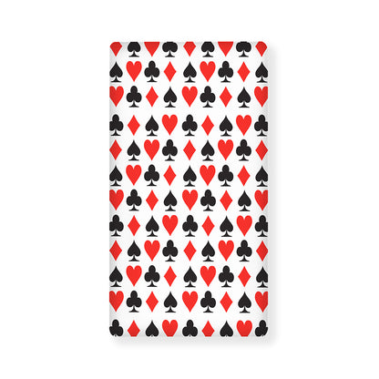 Playing Card Symbols Pattern Print Baby Crib Sheet