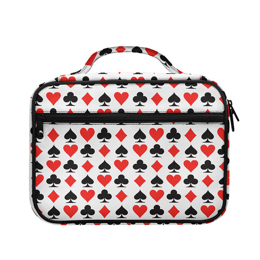 Playing Card Symbols Pattern Print Briefcase Bible Bag