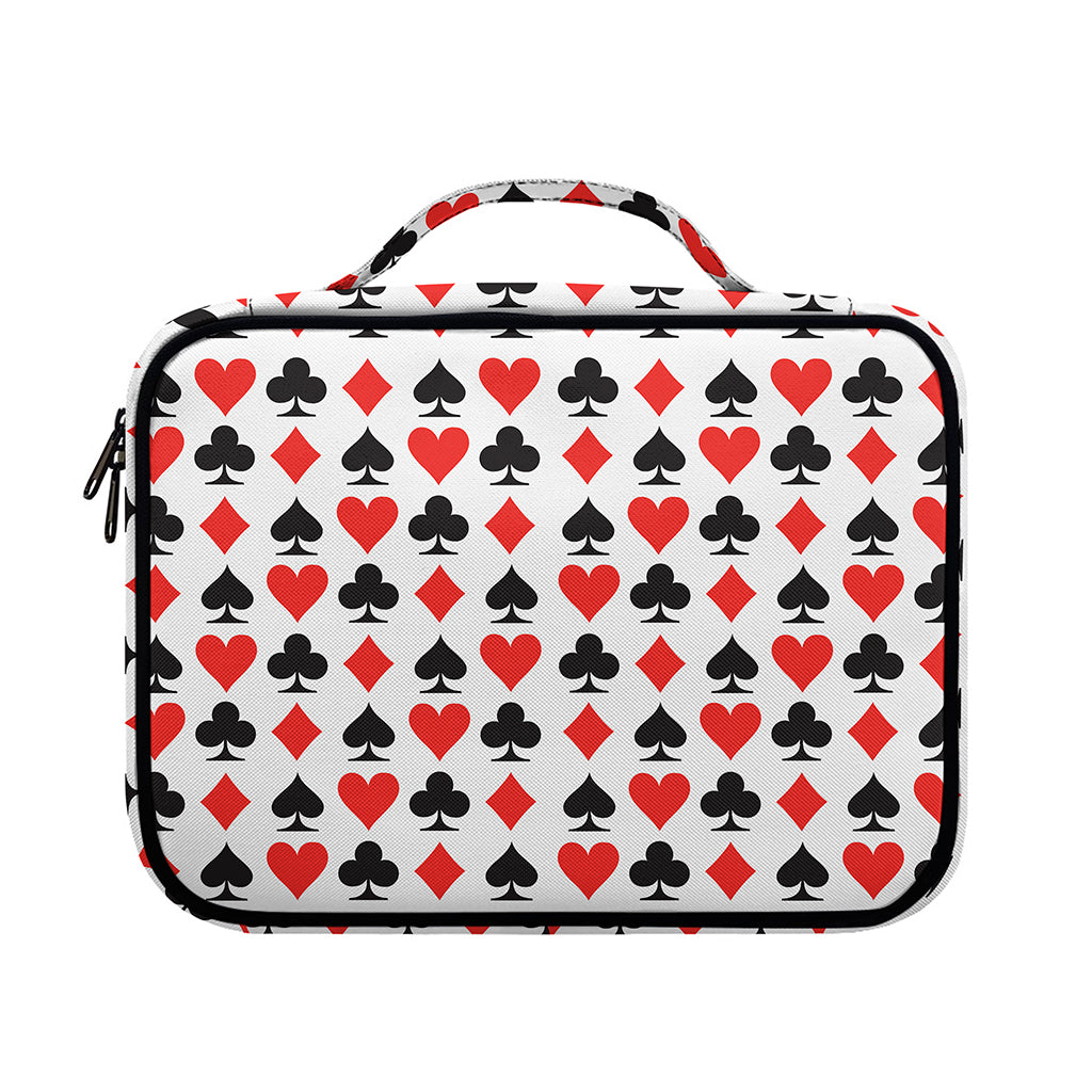 Playing Card Symbols Pattern Print Briefcase Bible Bag