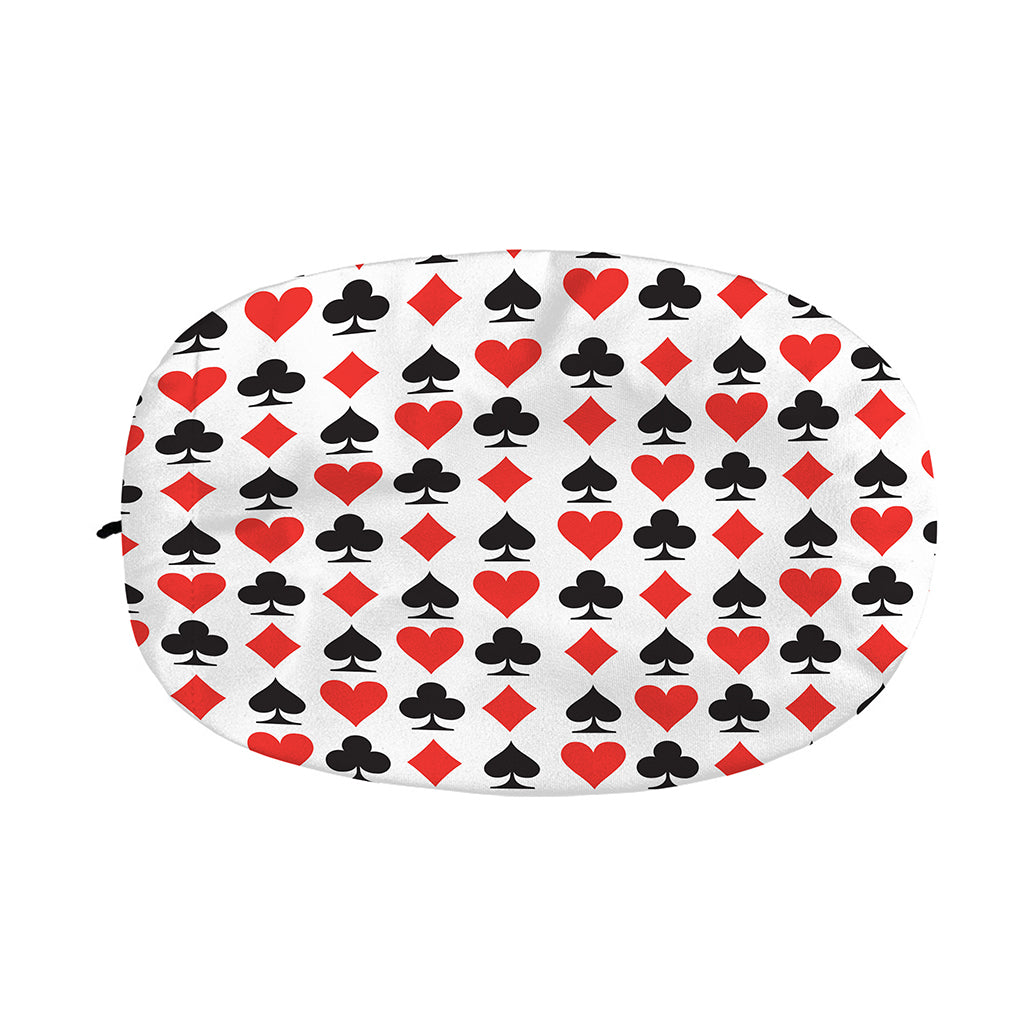 Playing Card Symbols Pattern Print Car Side Mirror Covers