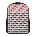 Playing Card Symbols Pattern Print Casual Backpack