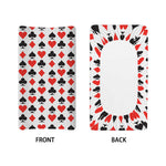 Playing Card Symbols Pattern Print Changing Pad Cover