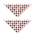 Playing Card Symbols Pattern Print Dog Bandana