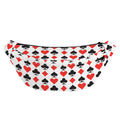 Playing Card Symbols Pattern Print Fanny Pack