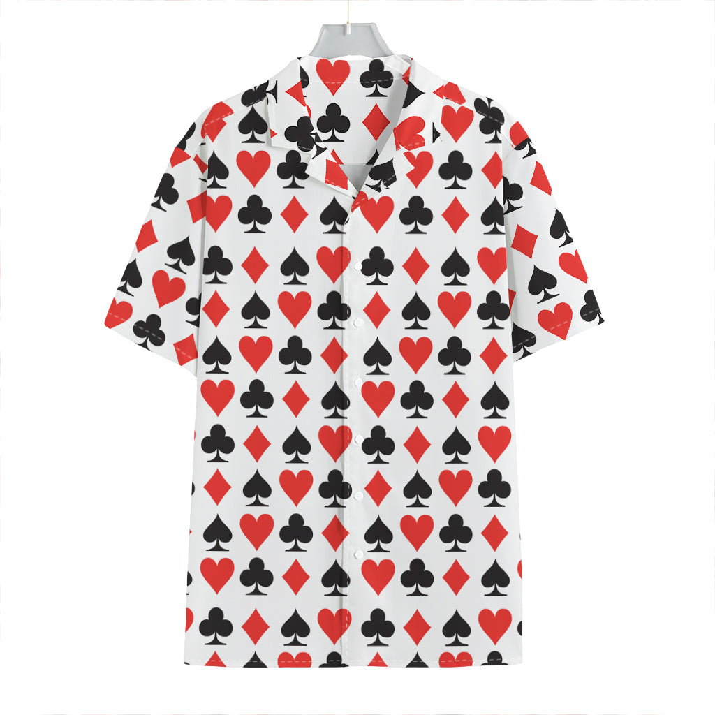 Playing Card Symbols Pattern Print Hawaiian Shirt