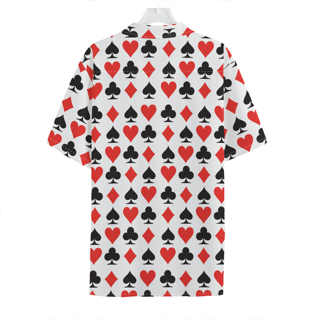 Playing Card Symbols Pattern Print Hawaiian Shirt