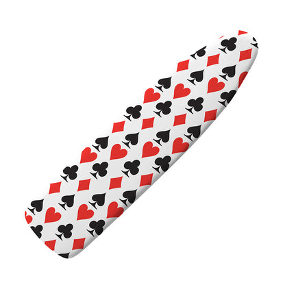 Playing Card Symbols Pattern Print Ironing Board Cover