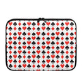 Playing Card Symbols Pattern Print Laptop Sleeve