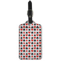 Playing Card Symbols Pattern Print Luggage Tag