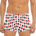 Playing Card Symbols Pattern Print Men's Short Boxer Briefs
