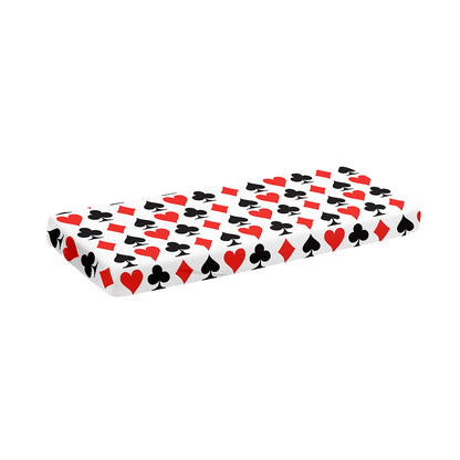 Playing Card Symbols Pattern Print Piano Keyboard Cover