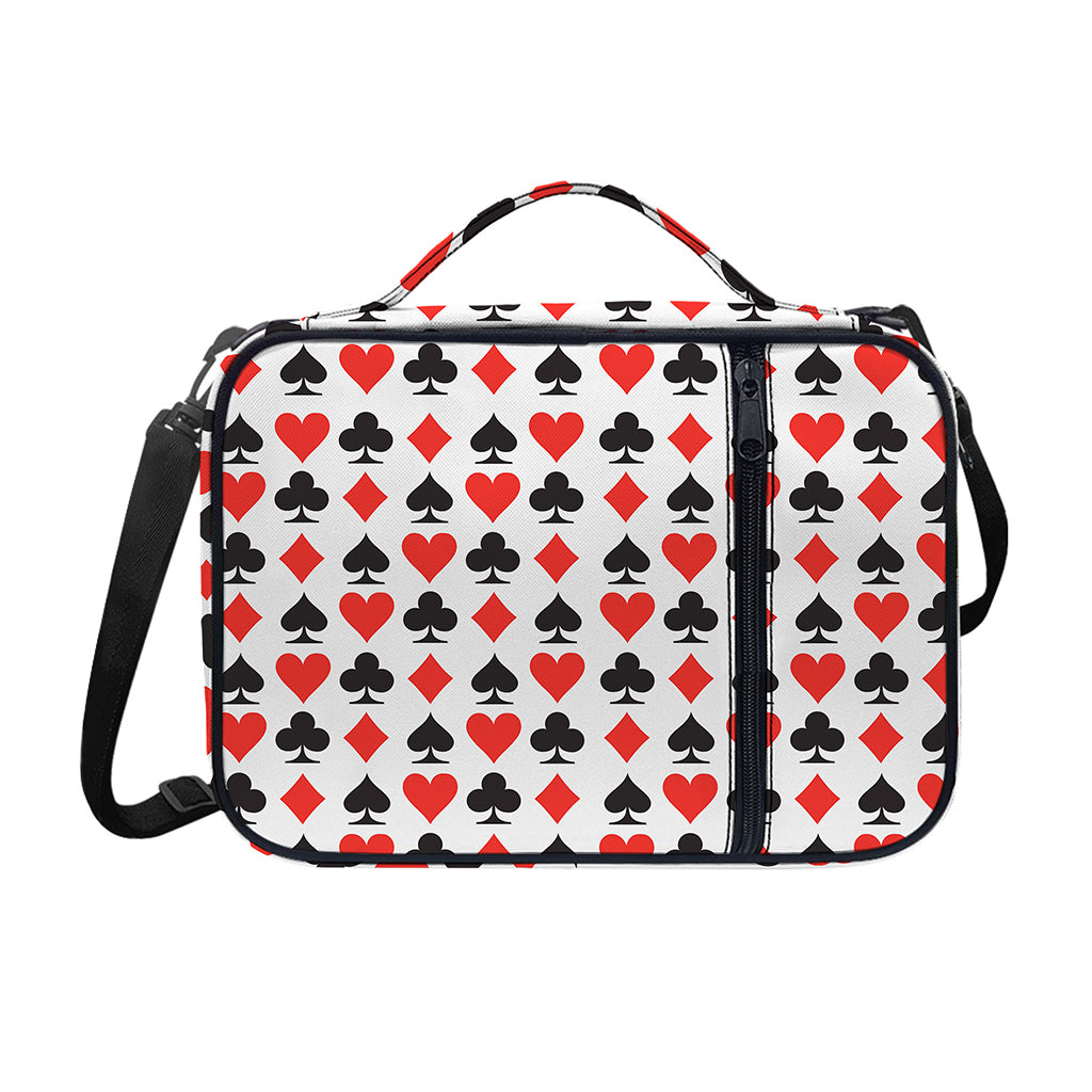 Playing Card Symbols Pattern Print Shoulder Strap Bible Bag