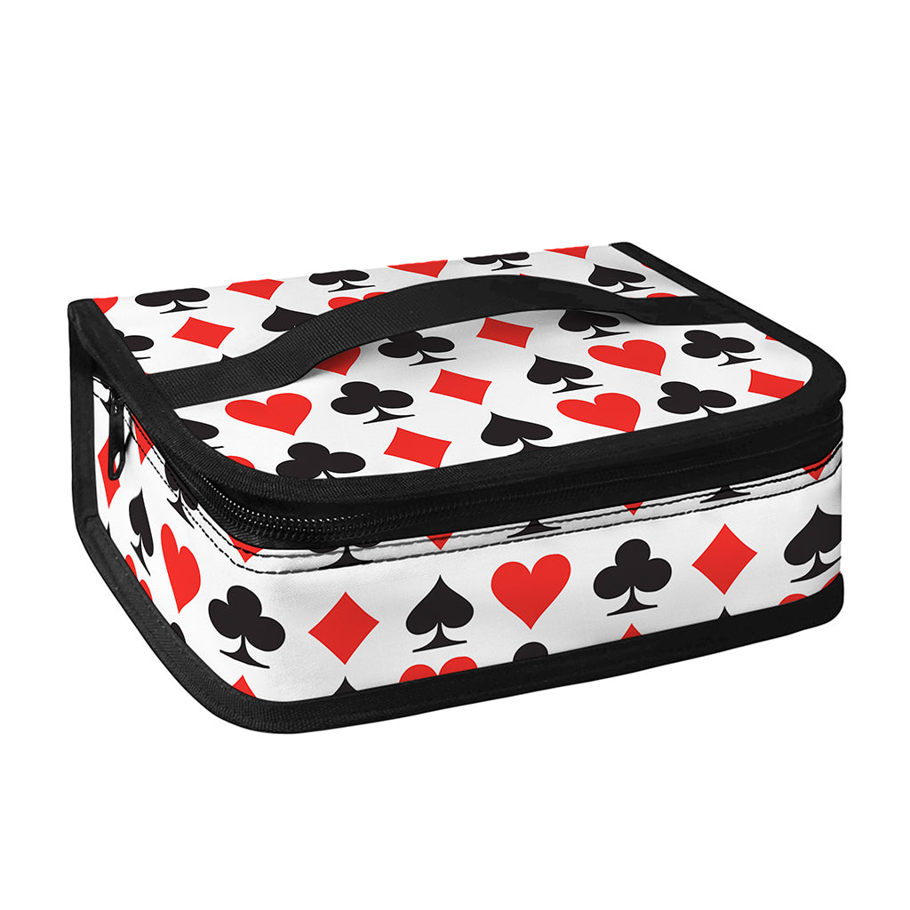 Playing Card Symbols Pattern Print Small Lunch Bag