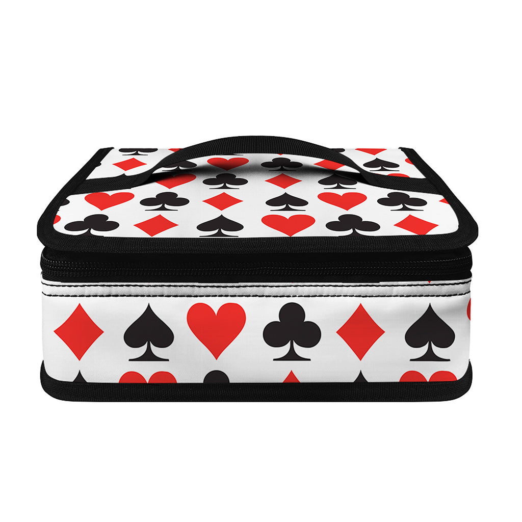 Playing Card Symbols Pattern Print Small Lunch Bag
