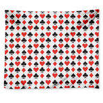 Playing Card Symbols Pattern Print Tapestry