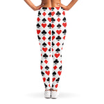 Playing Card Symbols Pattern Print Women's Leggings