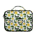 Plumeria Flower Striped Pattern Print Briefcase Bible Bag