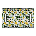 Plumeria Flower Striped Pattern Print Golf Cart Seat Cover