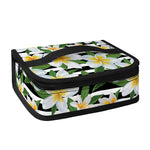 Plumeria Flower Striped Pattern Print Small Lunch Bag