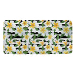 Plumeria Flower Striped Pattern Print Towel