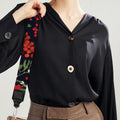 Poinsettia Flower Pattern Print Bag Strap