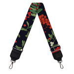 Poinsettia Flower Pattern Print Bag Strap