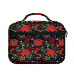Poinsettia Flower Pattern Print Briefcase Bible Bag
