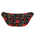 Poinsettia Flower Pattern Print Fanny Pack