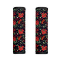 Poinsettia Flower Pattern Print Handle Covers