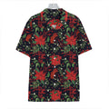 Poinsettia Flower Pattern Print Hawaiian Shirt