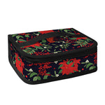 Poinsettia Flower Pattern Print Small Lunch Bag