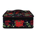Poinsettia Flower Pattern Print Small Lunch Bag