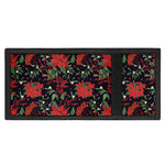 Poinsettia Flower Pattern Print Trifold Wallet