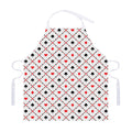 Poker Playing Card Suits Pattern Print Adjustable Apron