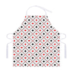 Poker Playing Card Suits Pattern Print Adjustable Apron