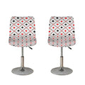 Poker Playing Card Suits Pattern Print Bar Stool Covers