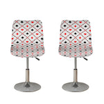 Poker Playing Card Suits Pattern Print Bar Stool Covers