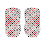 Poker Playing Card Suits Pattern Print Bar Stool Covers