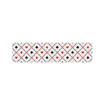 Poker Playing Card Suits Pattern Print Bed Runner