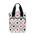 Poker Playing Card Suits Pattern Print Bible Tote Bag