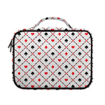 Poker Playing Card Suits Pattern Print Briefcase Bible Bag